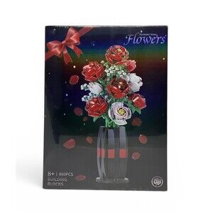 Flowers Building Blocks Set “Forever Love Flowers” (860 PCS)
